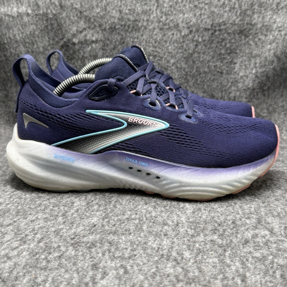 Brooks Glycerin 22 Running Shoes Women Size 7.5 B Blue Mesh Comfort Sneakers